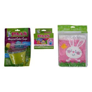 PAAS Magical Color Cups, PAAS Color Cups , Zipper Treat Bags (10 count)